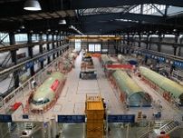 中国で初、エアバスA321型機の胴体システム装備作業開始　天津市