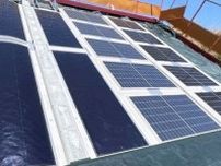 ペロブスカイト・シリコン…堤防のり面で太陽光発電、パシフィックコンサルが実証