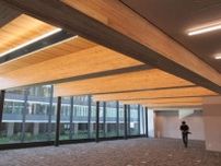 東京・京橋に竣工した国内最大「木造ハイブリッド構造オフィスビル」の全容
