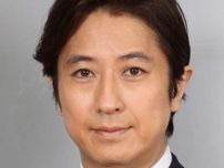 谷原章介「ボルトでも逃げられない」スタジオに巨大ヒグマの剥製登場　迫力と俊敏さを伝える