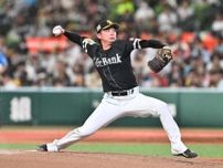 【ソフトバンク】先発の東浜巨が３回途中、46球２失点で降板　２番手は尾形崇斗がマウンドへ