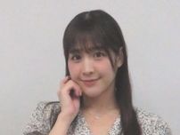 ショート丈のサマーニット着た上原わかなが締まったウエスト披露　プリン14杯平らげてもくびれ不変
