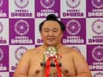 玉鷲、３度目殊勲賞　欧勝馬を寄り切り受賞に華添える11勝目「上出来です」「本当にうれしい」