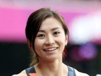 【陸上】木村文子さんが陸上全国高校総体訪問　田中希実＆田中佑美のパネルとハートマーク作成