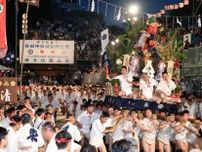 博多祇園山笠が早朝にフィナーレ　福岡市で追い山笠に喝采