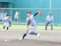 先輩の声かけで力投【熱球・高校野球佐賀大会】