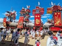 大分県・日田祇園祭が終幕　勇壮な山鉾、鮮やかに練り歩く