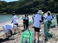 長崎県対馬市で日韓学生ら海岸清掃　「捨てない心、浸透を」