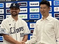 入団会見直前まで3軍戦で異例の志願出場　西武の緊急助っ人J・D・デービス「チームの伝統とネビンの存在が決め手」　メジャー通算72本塁打