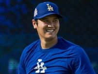 “テレビに映らない”大谷翔平「メチャクチャ寒いよ」気温15度で海にドボン…初スプラッシュヒット争奪戦も「ドジャース連敗で水泡に帰しては」