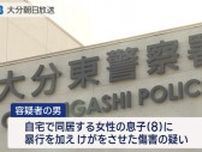 ８歳の男の子に暴行加えけがをさせた疑い　３２歳の男逮捕