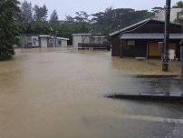 【台風８号】27日からの記録的な大雨で浸水被害　南大東村で382.5ミリ、北大東空港で285ミリを観測
