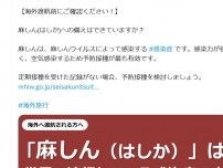 海外旅行に行く前に…「はしか」の“予防接種歴”確認を　強い感染力【厚労省が呼び掛け】