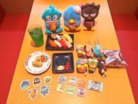 【スシロー】サンリオ「はぴだんぶい」コラボ　ポチャッコ、タキシードサムたちの限定ピック＆ぬいぐるみも