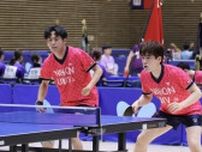 前回準V・日本大、関西王者・西坂優也（龍谷大）に1点奪われるも勝利＜卓球・インカレ2025男子3試合目結果＞