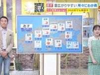 【あす7/11(金)広島天気 】雲が優勢　朝からにわか雨の可能性　念のため外出には折りたたみ傘を