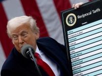 日本と韓国に25％の関税、トランプ氏表明　8月1日から