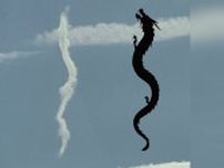 まるで「千と千尋の神隠し」ワンシーン　真夏の空に「昇り龍」みたいな雲　岡山で撮影　