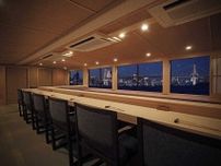 東京湾に浮かぶ、わずか8席だけの“特等席”絶景×極上の江戸前鮨を味わう、大人のための“粋な屋形船”『鮨 おりがみ』