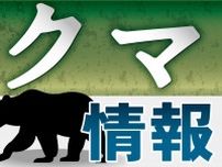大田の三瓶ダム下流側でクマ目撃　島根