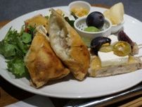 岡山の桃とブドウを定食で　東京・新橋のアンテナ店