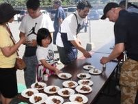 豪産ラム肉観光客ら試食 抽選会も　真庭のレジャー施設でフェア開幕