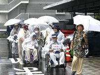 寄宿舎の「復活」訴え行進　那須特別支援学校の卒業生保護者ら　「寄宿舎教育を生かして」