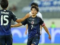 香港相手に無双。“E-１男”相馬勇紀の超越した存在感。三笘ら強力なライバルに対抗するためにも、さらなる奮起を【現地発】