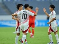 森保ジャパンは主導権渡さず！ 細谷の豪快弾で先制、ミスから決定機献上もGK早川がファインセーブ！ １−０リードで後半へ【E-１】