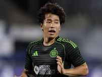 ついに名門セルティックでデビュー！ 日本人ストライカーはネットを揺らすも判定は…「できれば90分の中でゴールしたかった」