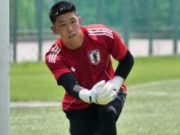 日本代表初招集のGK早川友基、鹿島サポの期待を胸に「喜んでもらうためにも…」
