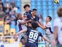 福岡が後半AT2発で劇的ドローに持ち込む！　日本代表帰りのFW原大智が全得点に絡んだ京都は今季初の3連勝を逃す