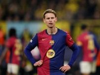 バルサ残留希望のF・デ・ヨングが契約延長に迫る？　前代理人との“関係解消後”に交渉を再開へ
