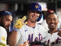 アロンソが今球宴1号！6回に豪快3ランでタティスら大盛り上がり　メッツ選手19年ぶり一発