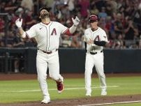 Dバックス・スアレス　34号→20分後に大谷が並ぶ→10分後に単独トップ35号　白熱の本塁打王争い