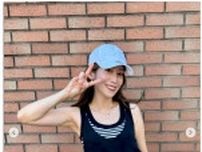 中川安奈　タンクトップ×デニムショーパンで下北散策、ジェラート頬張る姿も「モデルみたい」「最高」の声
