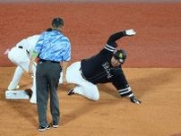 【球宴】山川穂高“予告”盗塁も…ネット爆笑「ゆっくり失敗ww」「ワイプの達くんと宮城くんの虚無顔」