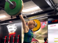 元女子ウエイトリフティング日本代表・松本潮霞、気魄一閃！パワフルスナッチムービー公開！