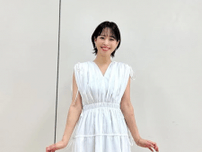 「夏の猛暑に、ヨーグルト。」鷲見玲奈、白ワンピ姿でイベント登壇！