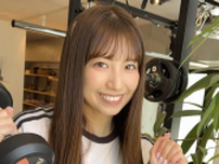 元SKE48プロレスラー・荒井優希、1週間の締めくくりにジムでトレーニング