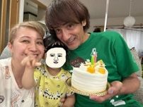 丸山桂里奈､夫、本並健治の61歳の誕生日はラーメンとケーキでお祝い｡娘の保育園探しも本格化！