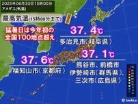 6月の暑さは記録ずくめ　真夏日・猛暑日　最多記録まとめ