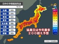 暑すぎる七夕　猛暑日は今年最多200超えか　熱中症警戒アラート今季最多24道県