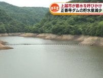 【水不足】上越市のダム貯水率は18.3％に低下　引き続き10万人に「節水」を呼びかけ　“1日200リットルを”《新潟》