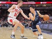 河村勇輝がブルズの一員としてNBAサマーリーグ参戦！２年目の契約獲得へ、新天地で再びアピールを期す＜DUNKSHOOT＞