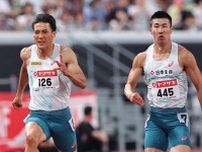 波乱の男子100mは桐生祥秀、小池祐貴、多田修平らベテラン勢が決勝進出！ 前回覇者・坂井隆一郎は準決勝敗退【日本選手権】