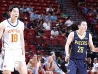 NBAサマーリーグで日本人対決が実現！馬場雄大は先発出場で９得点、富永啓生は初FG含む３得点を記録＜DUNKSHOOT＞