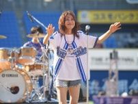 “ガチ”ベイファン 相川七瀬がハマスタ“球宴イブ”彩った！ まさかのチアとのコラボに「真ん中、入りたかったですね」と満面の笑み