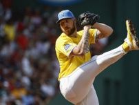 大谷翔平に38号先頭弾を許すも「その後が見事な仕事ぶりだ」 エース左腕の力投をレ軍指揮官が高評価「非常に多才」