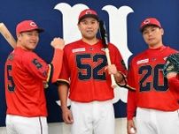 【広島】8月の中日戦6試合で〝アメフト風〟ユニホーム着用　末包「前面にも背番号がポイント」